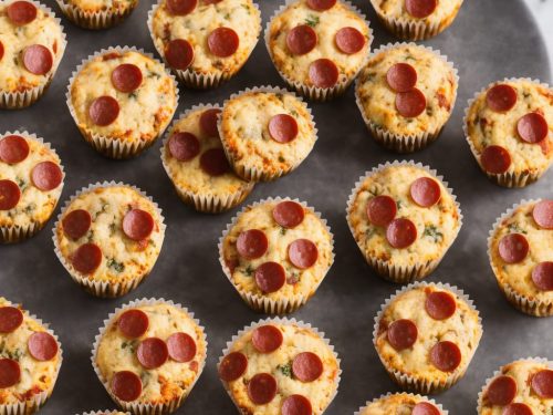 Easy Pepperoni Pizza Muffins