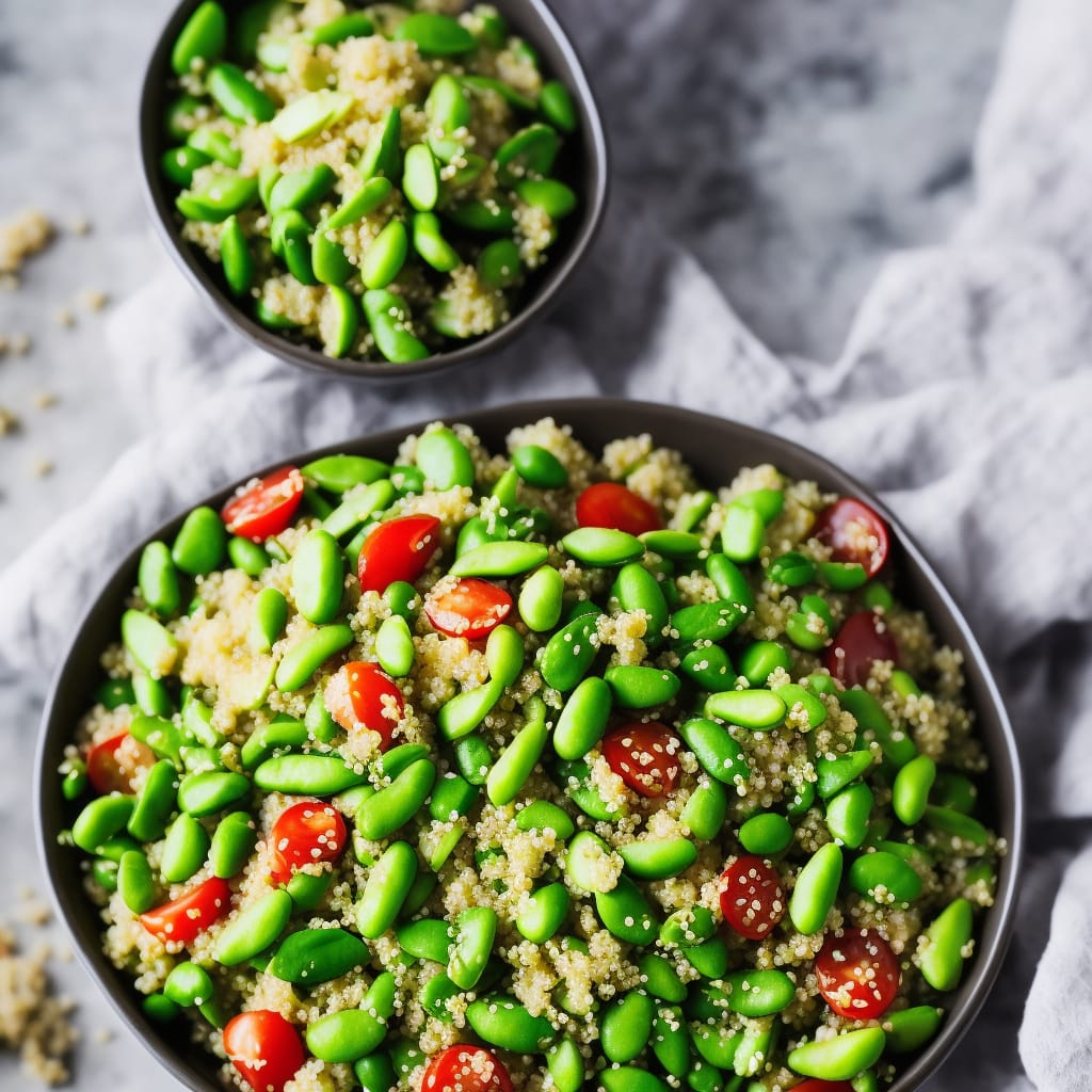 Easy Quinoa and Edamame Salad Recipe