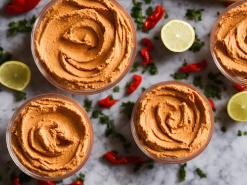 Easy Roasted Red Pepper Hummus