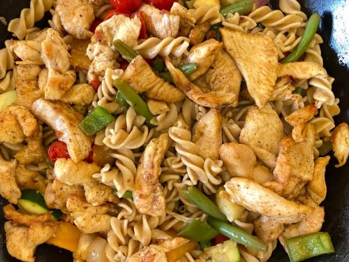 Easy Skillet Chicken Primavera Recipe