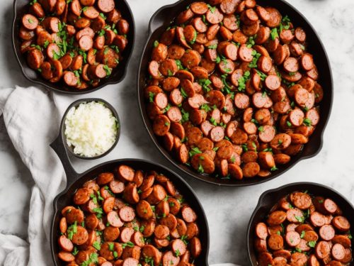 Easy Smoked Sausage Skillet Recipe