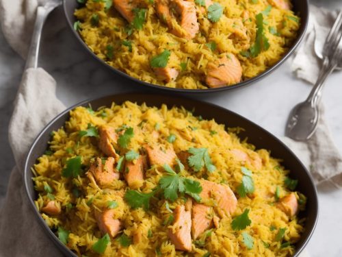 Easy Spiced Salmon Kedgeree