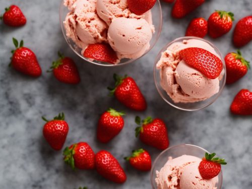 Easy Strawberry Ice Cream