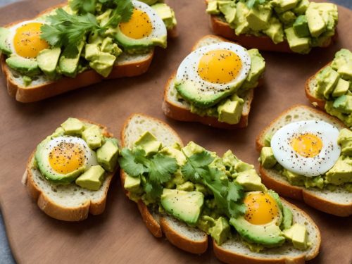 Egg & Avocado Open Sandwich