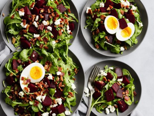 Egg, Beetroot & Bacon Salad