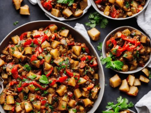 Eggplant Caponata (Sicilian Version)