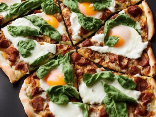 Eggs Florentine Pizza