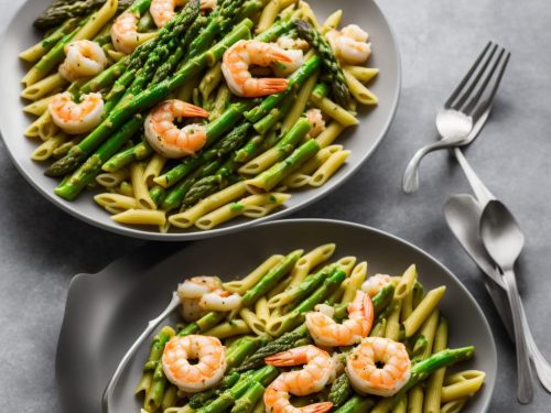 Elegant Penne with Asparagus and Shrimp Recipe