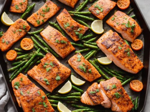 Everything Salmon Sheet Pan Dinner