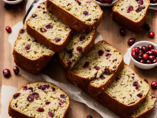 Fennel & Chestnut Loaf with Cranberry Relish