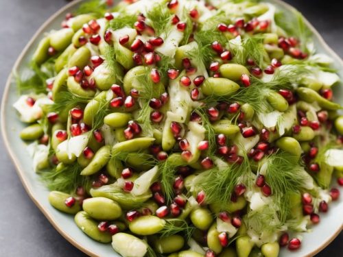 Fennel, Pomegranate & Broad Bean Salad