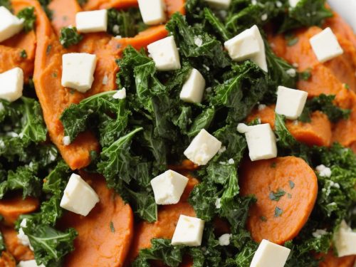 Feta & Kale Loaded Sweet Potato