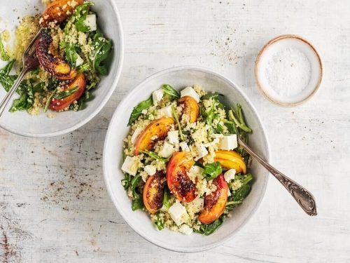 Feta & Peach Couscous