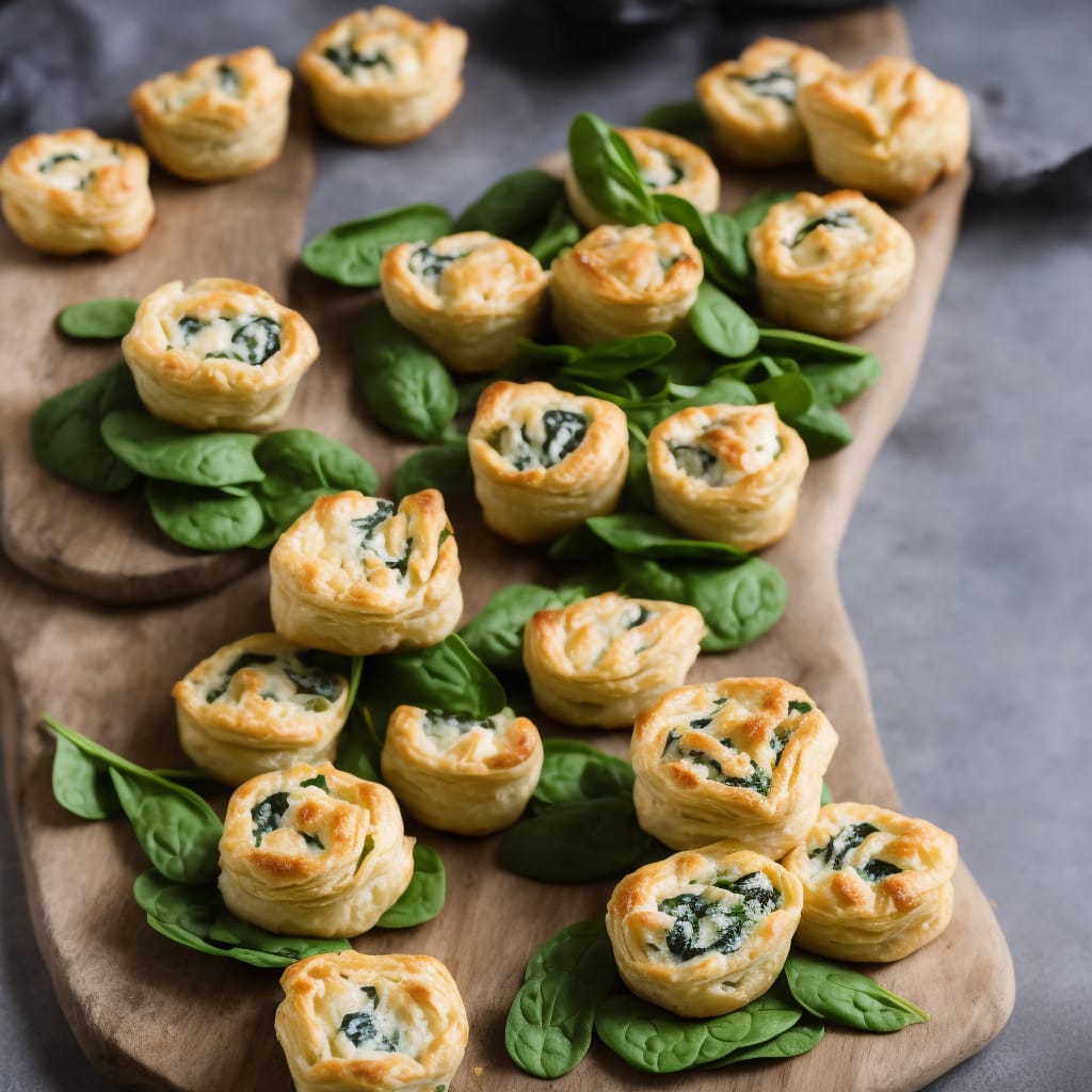 Feta-Spinach Puff Pastry Bites