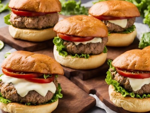 Feta-Stuffed Hamburgers