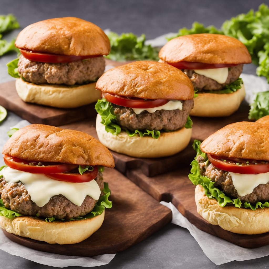 Feta-Stuffed Hamburgers