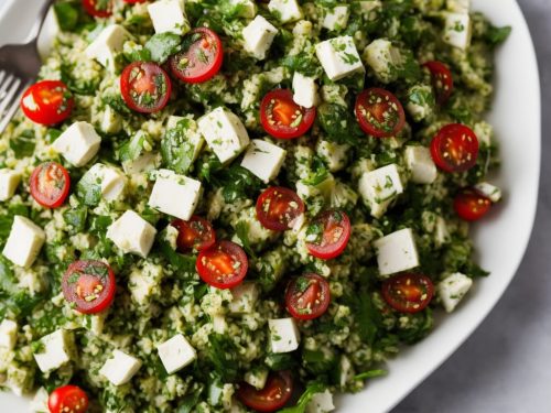 Feta Tabbouleh with Aubergines