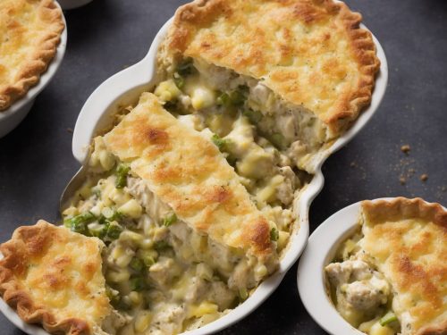 Filo-crusted Smoked Haddock, Cheese & Leek Pie