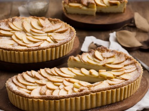 Flat Apple & Vanilla Tart