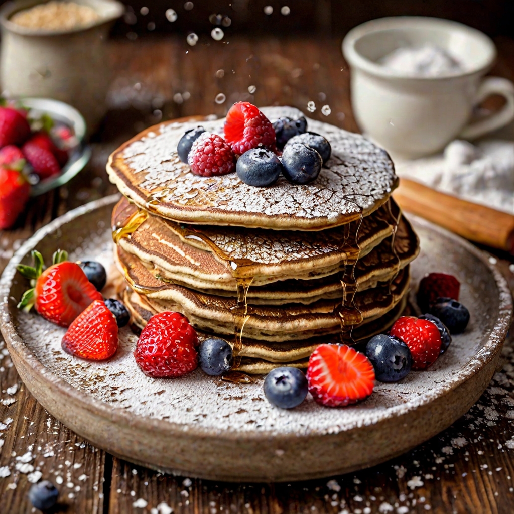 Fluffy Buckwheat Pancakes