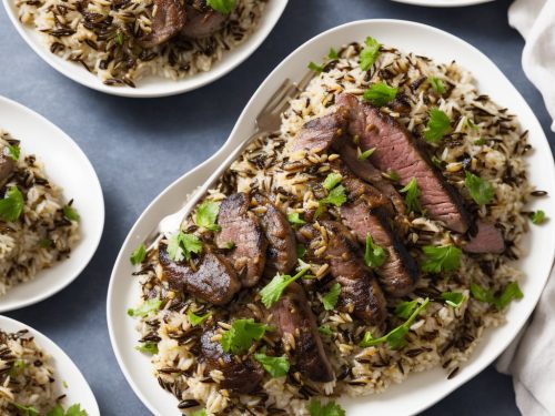 Fragrant Duck Breasts with Wild Rice Pilaf