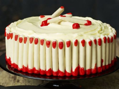 Freaky Finger Red Velvet Cake