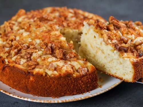 Fresh Apple Walnut Cake