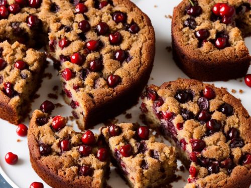 Fresh Cherry Cake with a Hint of Cinnamon