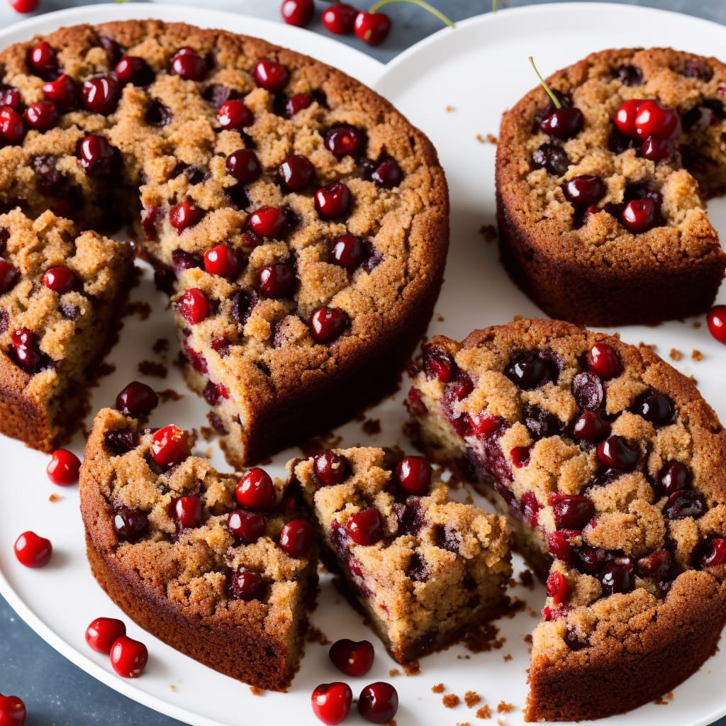 Fresh Cherry Cake with a Hint of Cinnamon