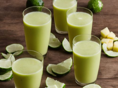 Fresh Pineapple-Cucumber Juice