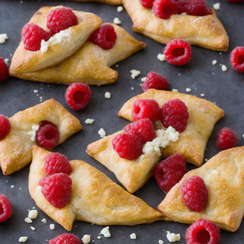 Fresh Raspberry Turnovers