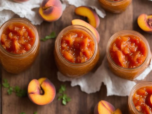 Fresh Spiced Peach Jam