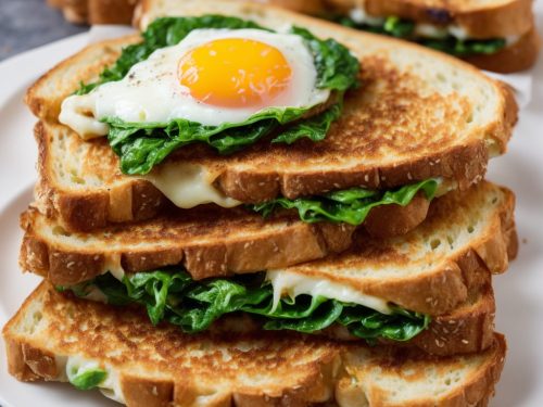 Fried Egg Florentine Toastie