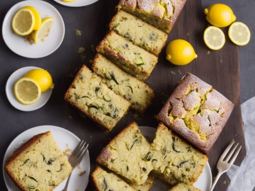 Frosted Courgette & Lemon Cake