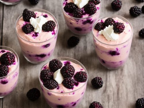 Frozen Blackberry Fool