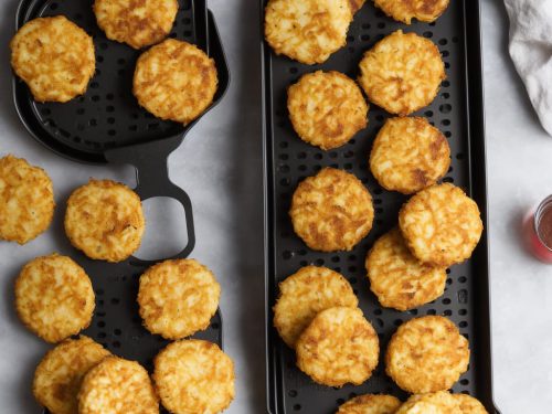 Frozen Hash Brown Patties in the Air Fryer