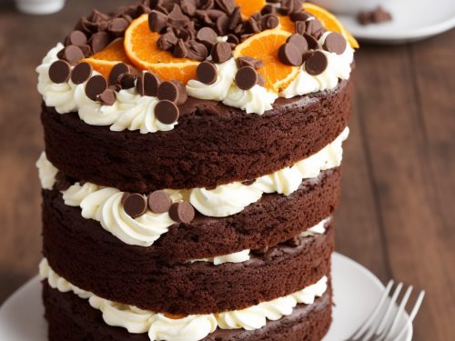 Fudgy Chocolate & Orange Gateau recipe