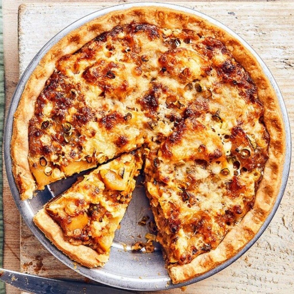 Game Pie with Cranberries & Chestnuts