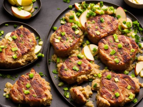 Gammon Steaks with Leek & Celeriac Mash and Apple Sauce