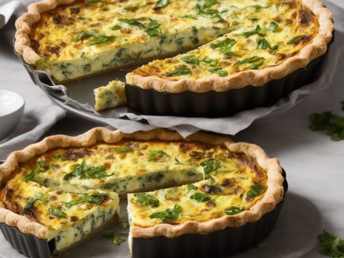 Garden Vegetable & Goat's Cheese Quiche