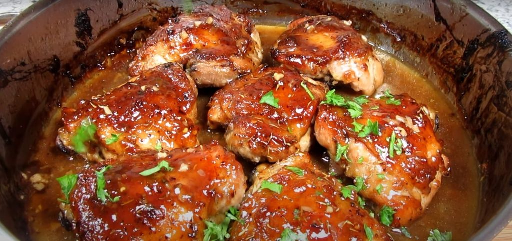 Garlic-Brown Sugar Chicken Thighs