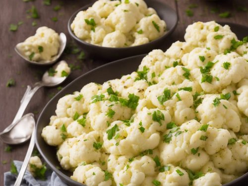 Garlic Mashed Cauliflower Recipe