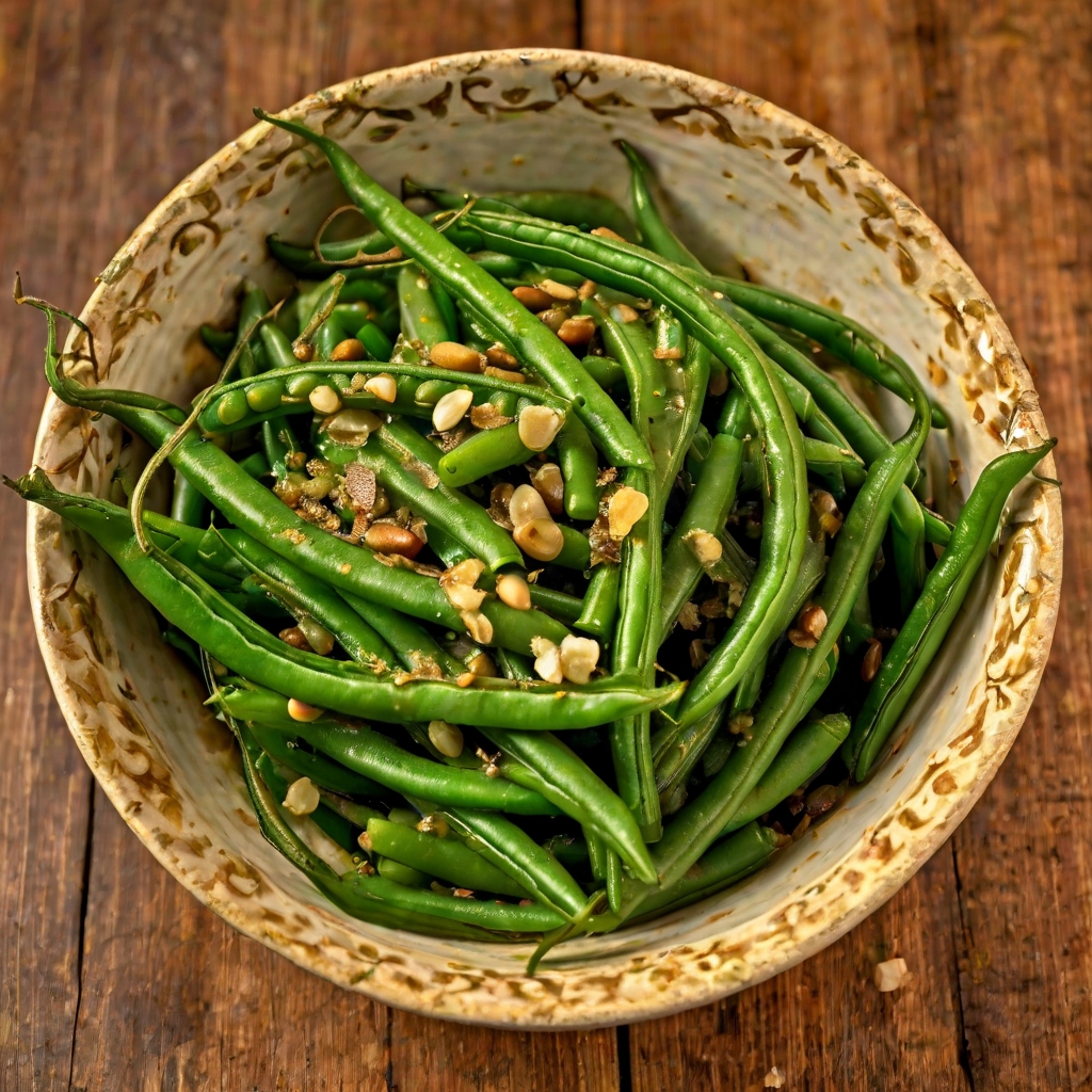 Garlicky Green Beans