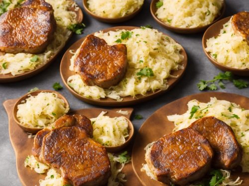 German Pork Chops and Sauerkraut