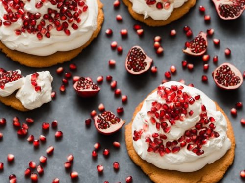 Ginger and Pomegranate Pavlova