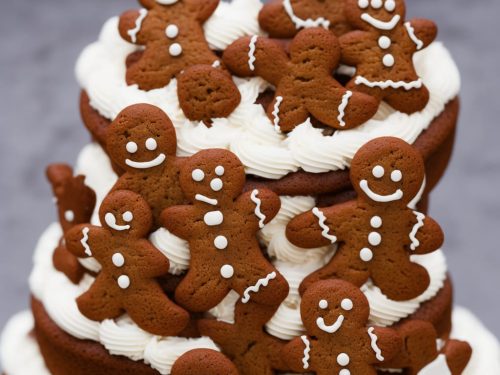 Gingerbread Man Party Cake