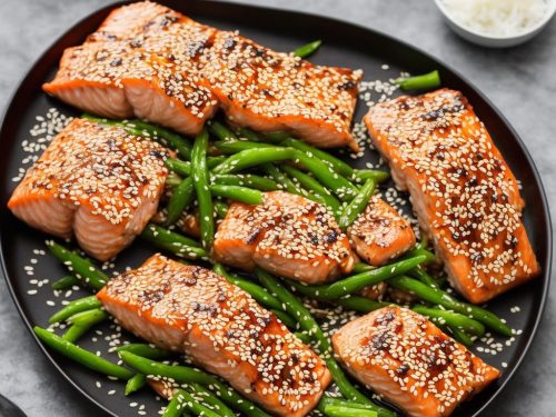 Glazed Sesame Salmon