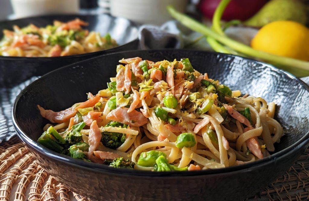 Gluten-Free Salmon Pasta