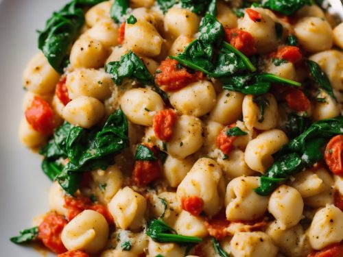 Gnocchi with Creamy Tomato & Spinach Sauce