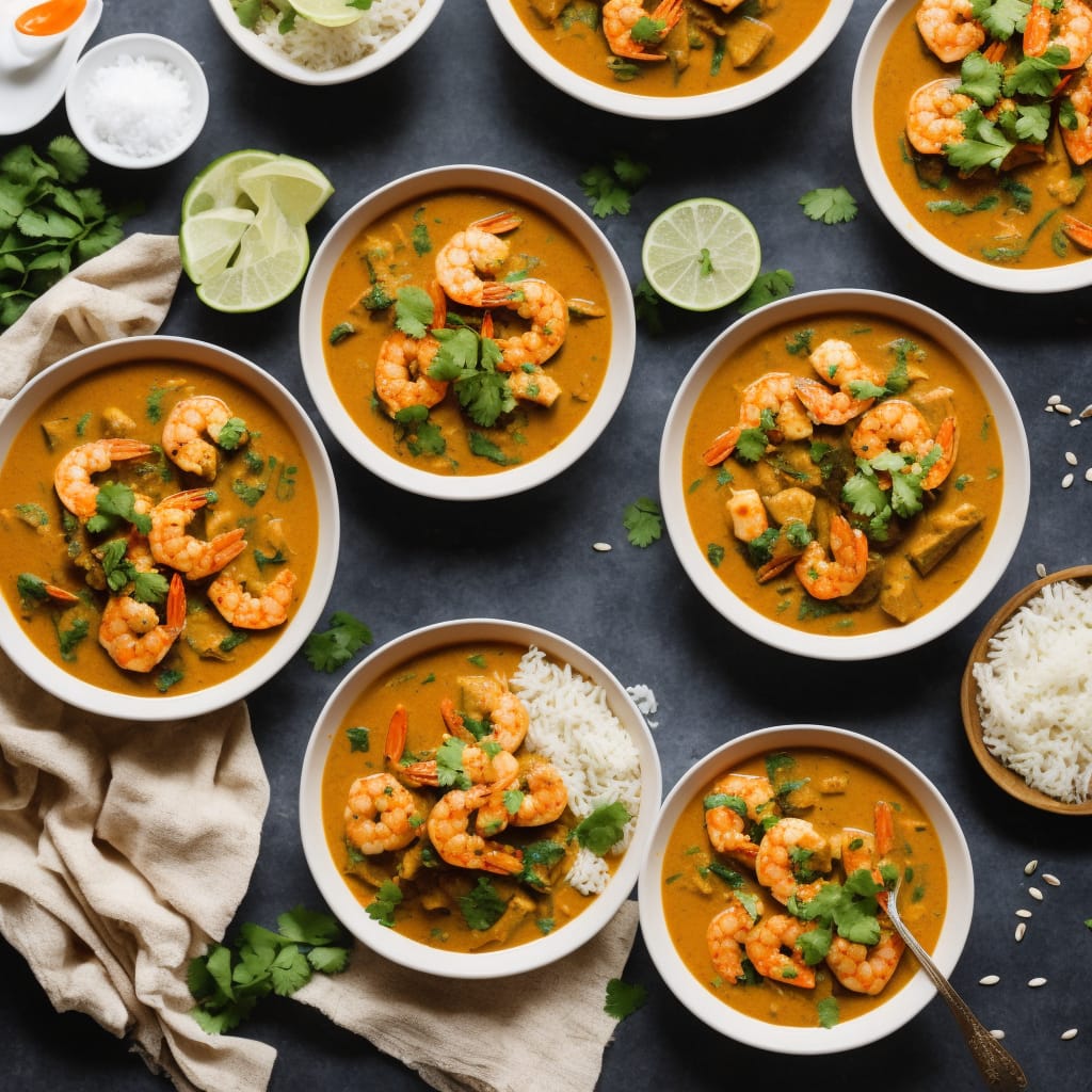 Goan Prawn & Coconut Curry with Cumin Rice